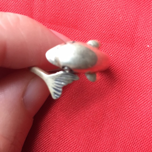Silver dolphin ring - Picture 5 of 6